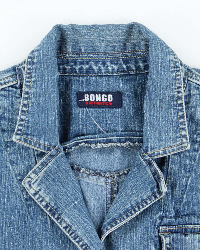 Y2K 00s Bongo Authentic Detailed Denim Jacket - XL
