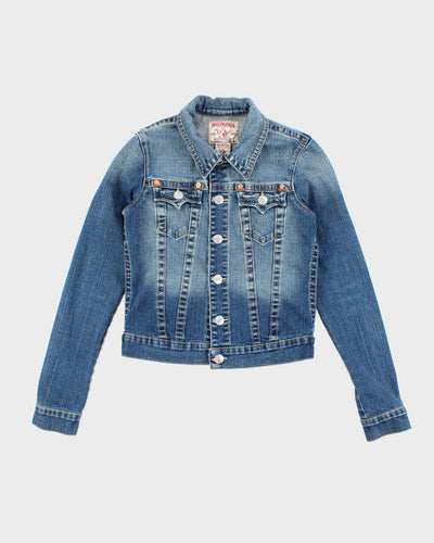 Y2K 00s True Religion Fitted Denim Jacket - M