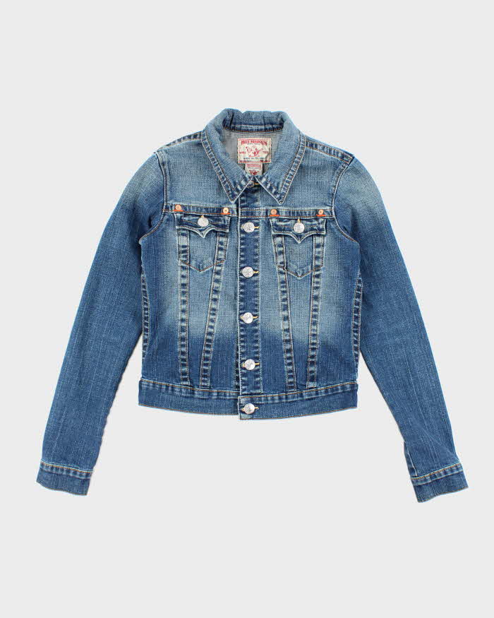 Y2K 00s True Religion Fitted Denim Jacket - M