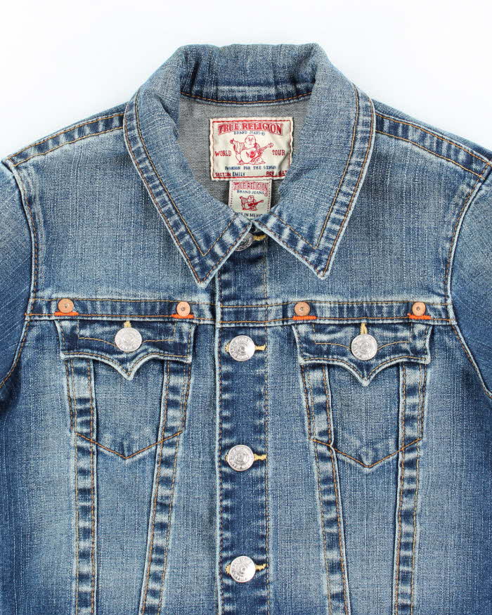 Y2K 00s True Religion Fitted Denim Jacket - M