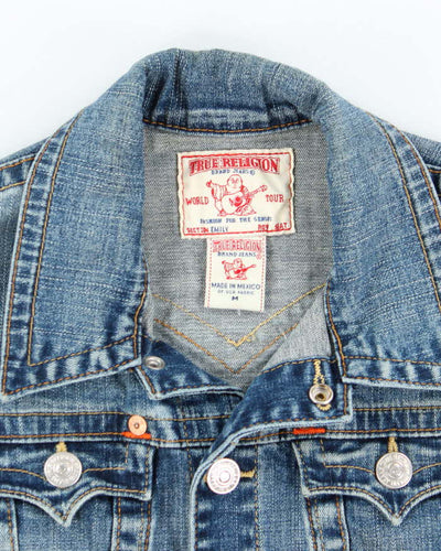 Y2K 00s True Religion Fitted Denim Jacket - M