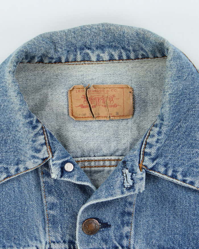 Vintage Y2K Levi's Dark Wash Denim Gilet - S