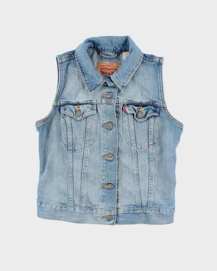Vintage 2000's Levi's Medium Wash Denim Gilet - S