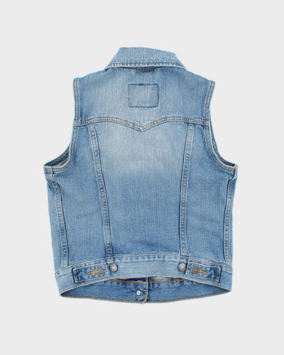 Vintage 2000's Levi's Medium Wash Denim Gilet - S