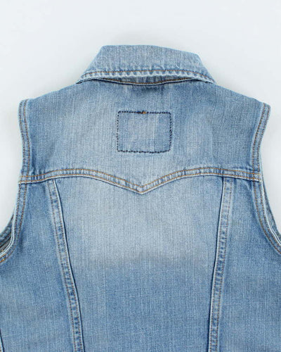 Vintage 2000's Levi's Medium Wash Denim Gilet - S