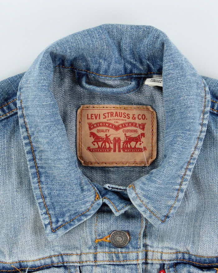 Vintage 2000's Levi's Medium Wash Denim Gilet - S