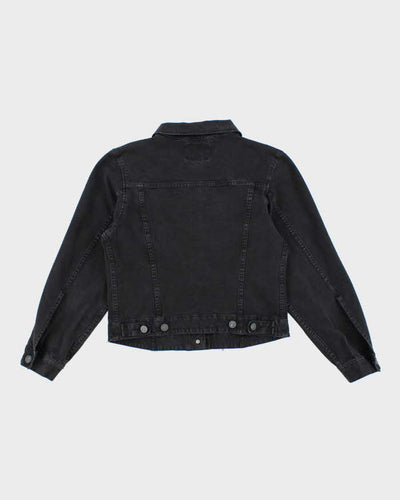 Vintage Y2K Levi's SilverTab Dark Grey Stone Wash Denim Jacket - L
