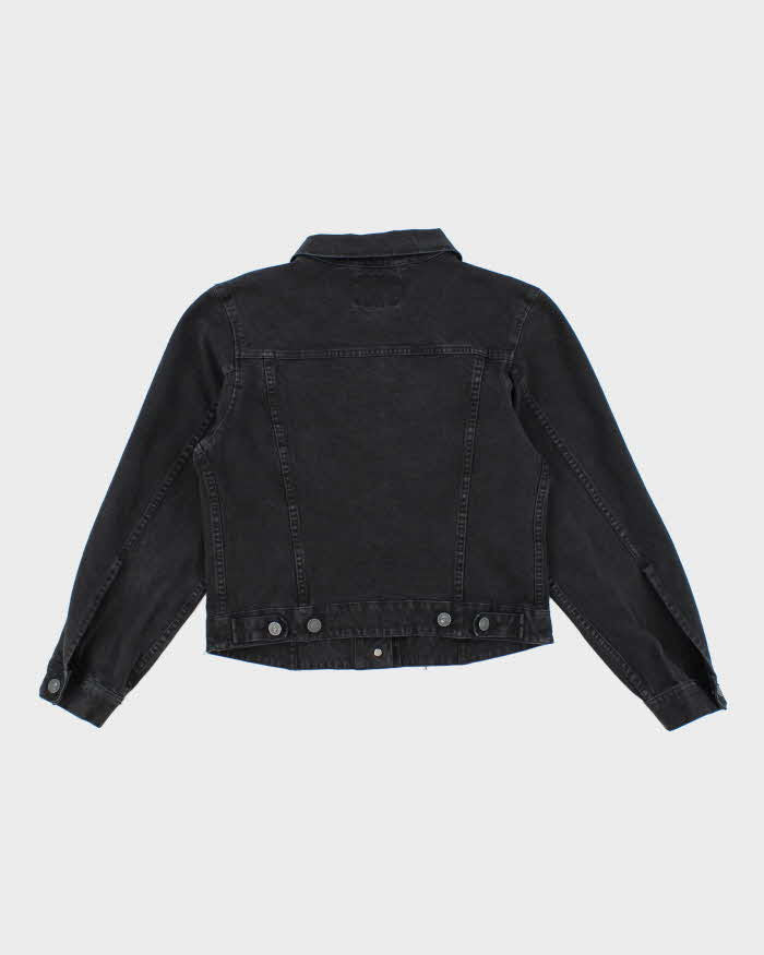 Vintage Y2K Levi's SilverTab Dark Grey Stone Wash Denim Jacket - L