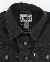 Vintage Y2K Levi's SilverTab Dark Grey Stone Wash Denim Jacket - L