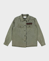 Lucky Brand Khaki Military Style Jacket - M