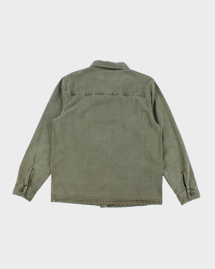 Lucky Brand Khaki Military Style Jacket - M