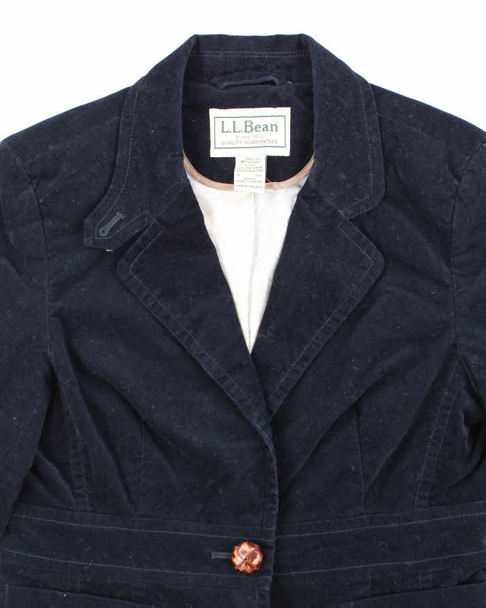 Vintage L.L. Bran Velvet Blazer Jacket - S