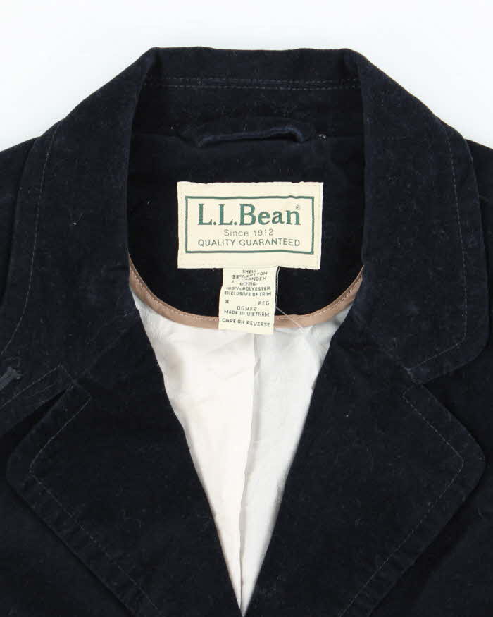 Vintage L.L. Bran Velvet Blazer Jacket - S