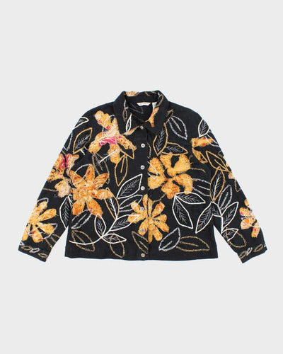 Vintage Laura Ashley Embroidered Jacket - L