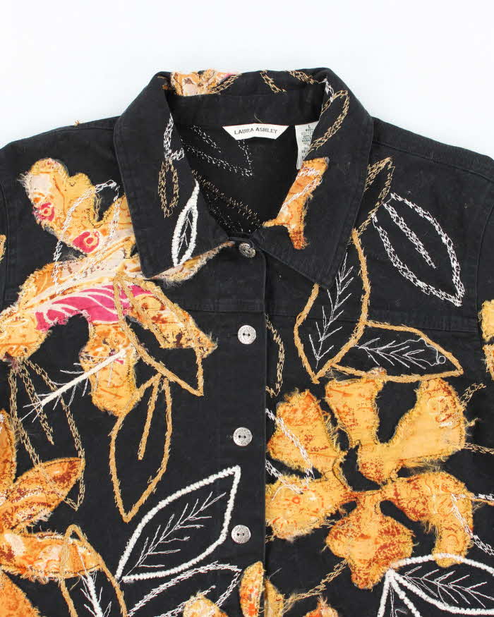 Vintage Laura Ashley Embroidered Jacket - L