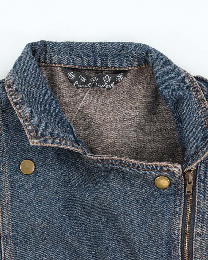 Vintage Y2k 00s Coral Sylph Denim Jacket - S