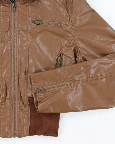 Vintage Y2k 00s Bebe Faux Leather Jacket - M