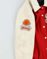 Vintage 80's Chestermere Lakers Basketball Embroidered Varsity Jacket - S