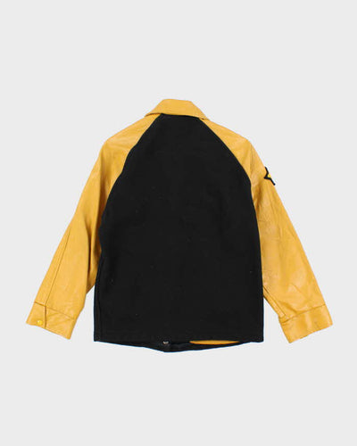 Vintage 80's Oilfields High School Embroidered Varsity Jacket - S