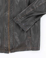 Women's Vintage 1990s Danier Black Leather Jacket - L