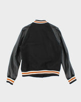 Vintage 00s Coach Wool &amp; Leather Varsity Jacket - S
