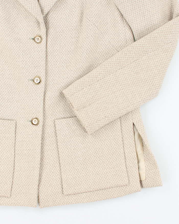 Vintage 80s 90s Salvatore Ferragamo Wool Blazer Jacket - S