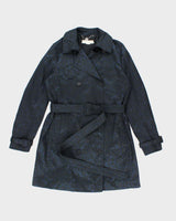 Vintage Y2k 00s Stella McCartney Leopard Print Trench Coat - M