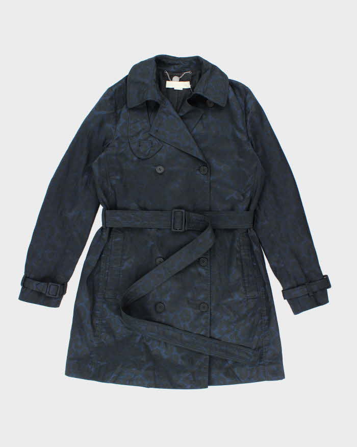 Vintage Y2k 00s Stella McCartney Leopard Print Trench Coat - M