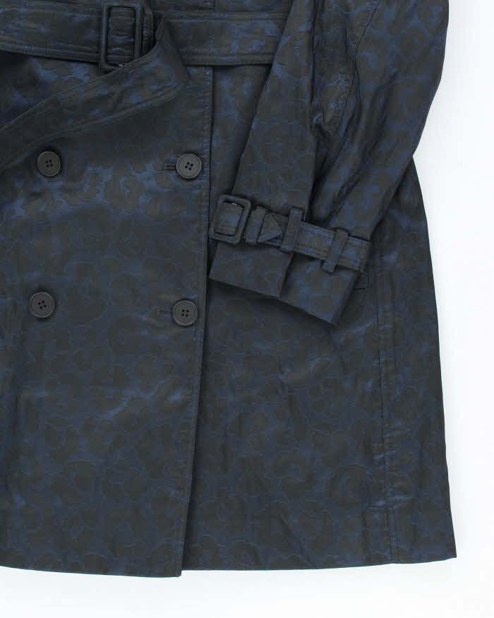 Vintage Y2k 00s Stella McCartney Leopard Print Trench Coat - M