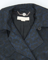 Vintage Y2k 00s Stella McCartney Leopard Print Trench Coat - M