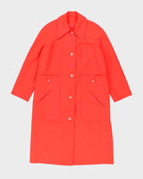 Women's Vintage 1960s Union Label Bright Red Jacket - M
