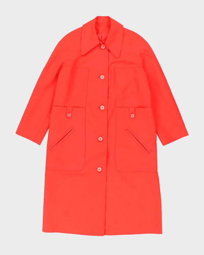 Women's Vintage 1960s Union Label Bright Red Jacket - M