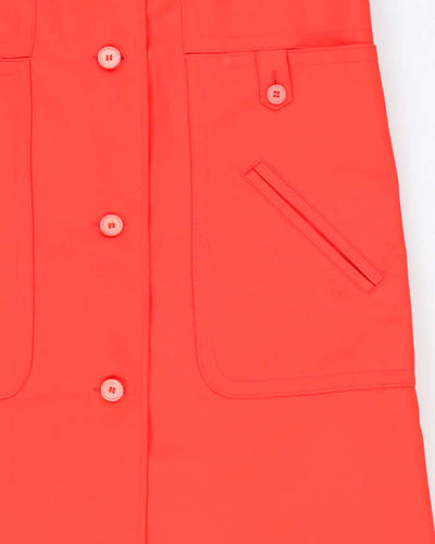 Women's Vintage 1960s Union Label Bright Red Jacket - M
