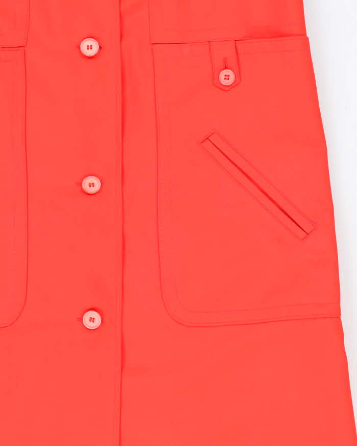 Women's Vintage 1960s Union Label Bright Red Jacket - M