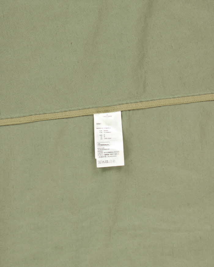 Women's Arket Khaki Hand Sewn Sleeve Detail Trench Coat - S