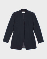 Women's Vintage 1990s Armani Mandarin Collar Black Jacket - S