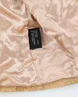 Vintage 00s Nuage Embroidered Suede Jacket - L