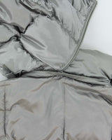 Vintage 90s Eddie Bauer Silver Down Puffer Jacket - M