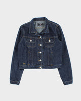 Vintage 90s Polo Jeans Ralph Lauren Cropped Denim Jacket - M