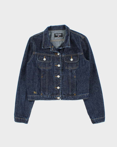 Vintage 90s Polo Jeans Ralph Lauren Cropped Denim Jacket - M