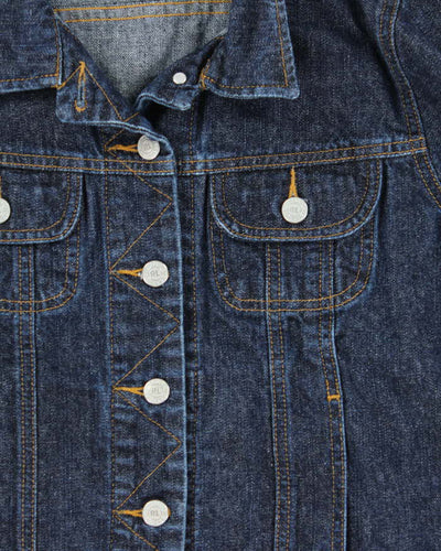 Vintage 90s Polo Jeans Ralph Lauren Cropped Denim Jacket - M