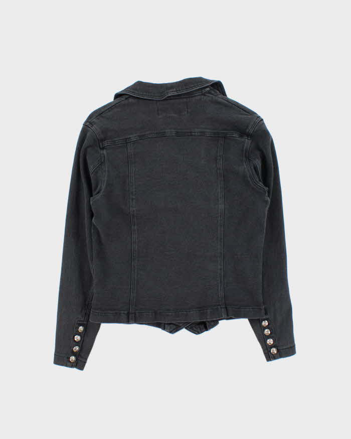 Vintage Y2k 00s Harley Davidson Double Breasted Denim Jacket - XS