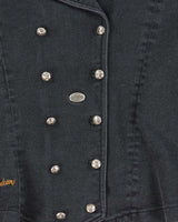 Vintage Y2k 00s Harley Davidson Double Breasted Denim Jacket - XS