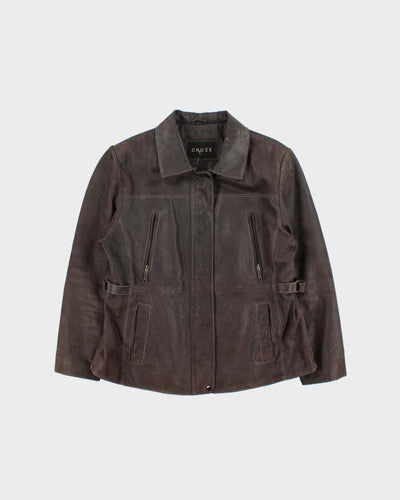 Vintage Cruze Brown Leather Jacket - L