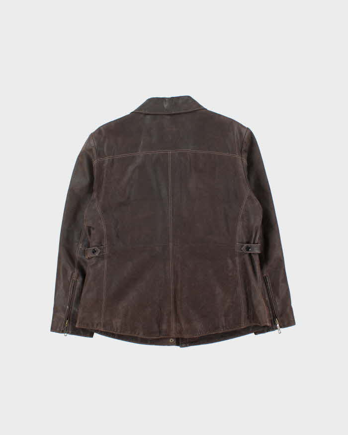 Vintage Cruze Brown Leather Jacket - L