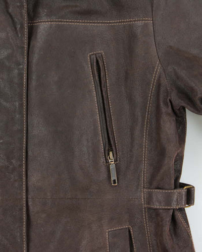 Vintage Cruze Brown Leather Jacket - L