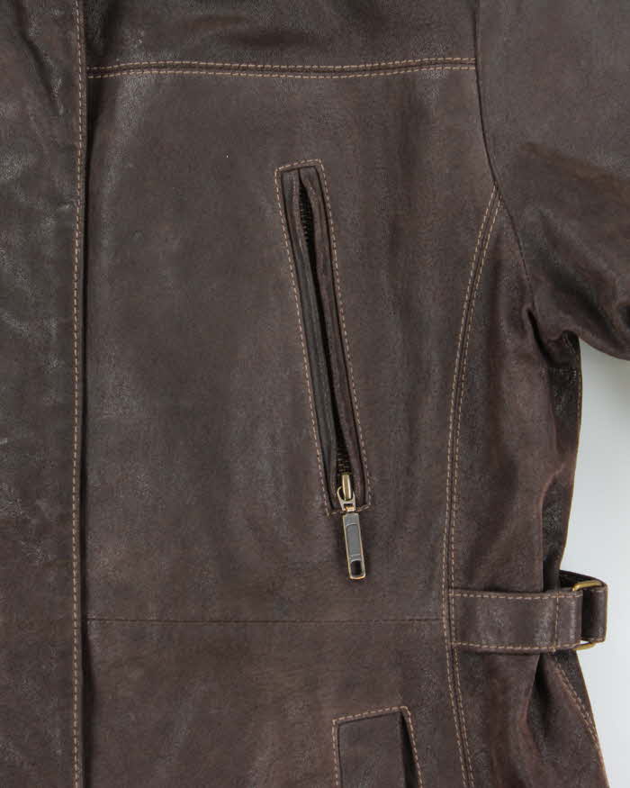 Vintage Cruze Brown Leather Jacket - L