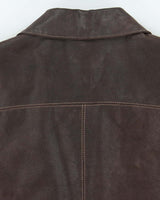 Vintage Cruze Brown Leather Jacket - L
