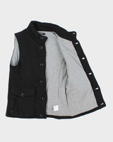 Vintage Burberry Black Label Puffer Gilet - S