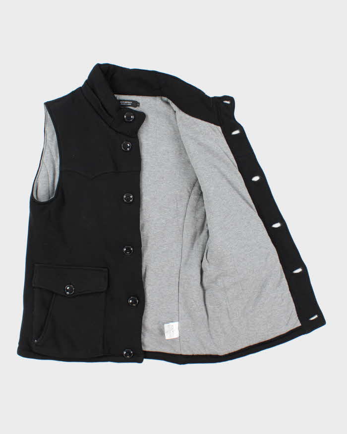 Vintage Burberry Black Label Puffer Gilet - S